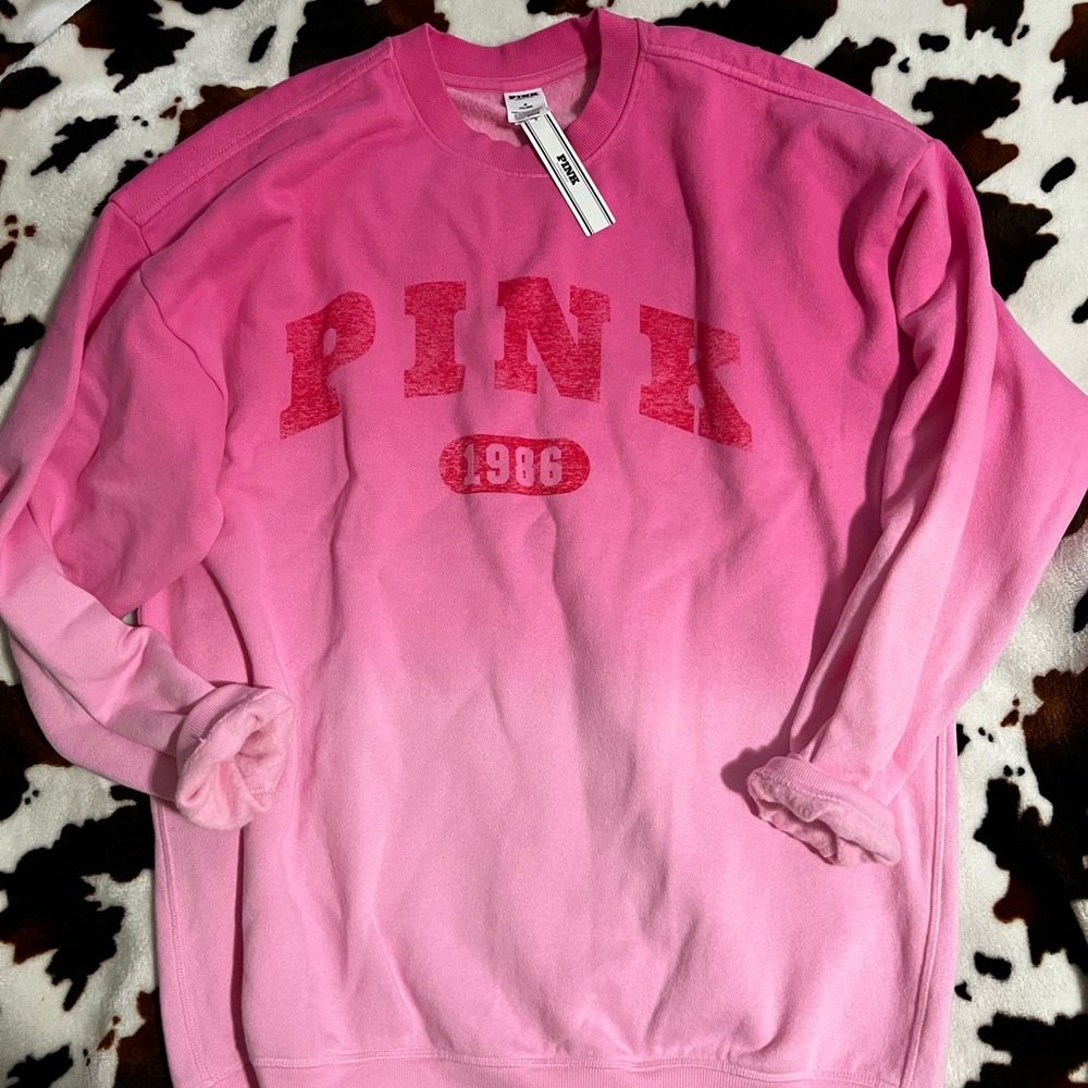 PINK Victoria's Secret Vibrant Pink Sweatshirt